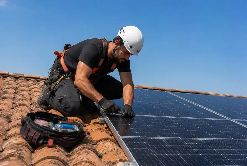 Maintenance et monitoring de panneaux solaires à Parisot