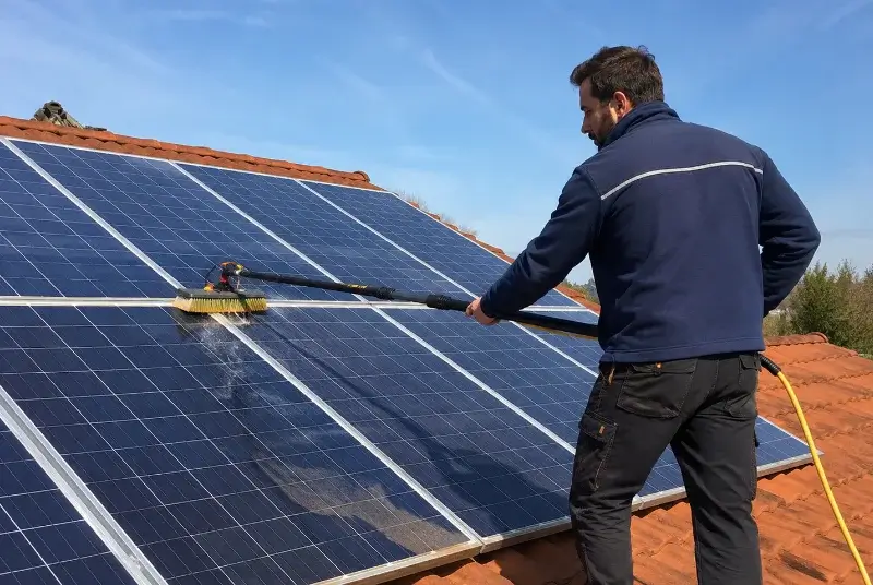 Nettoyage et entretien de panneaux solaires à Parisot